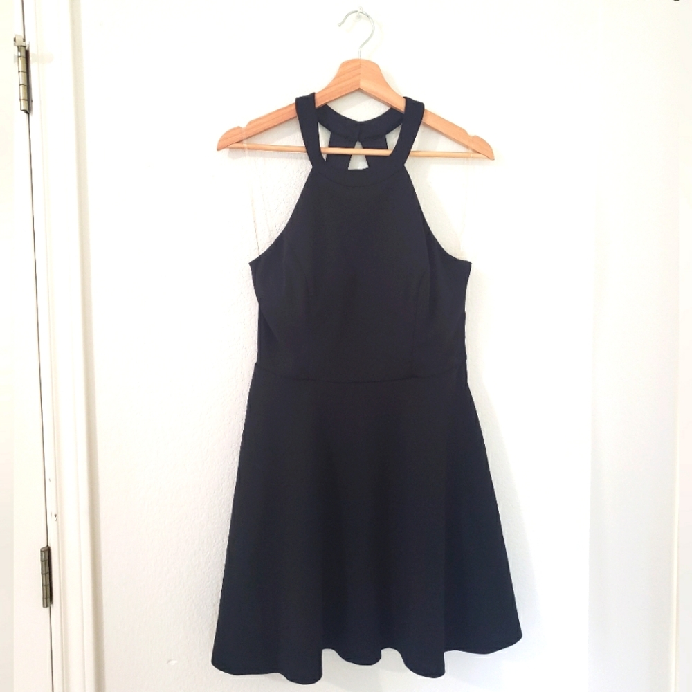 Women's Speechless Open Back with Bow Dress
